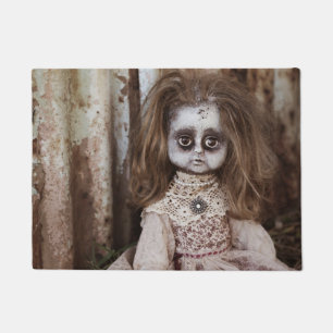 Tapete Gótico gótico assustador do Victorian da boneca 