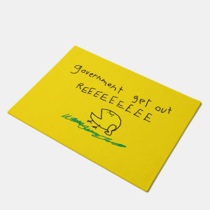 Tapete Governo fora REE SNEKRIGHT Bandeira Gadsden