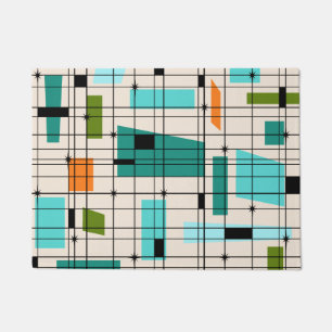 Tapete Grade retro & Doormat de Starbursts