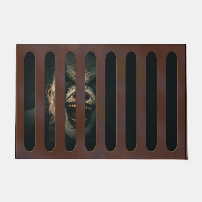 Tapete Grande Halloween Assustador Palhaço em Grata de Te (Frente)