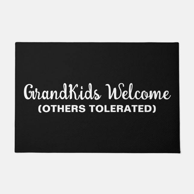 Tapete GrandKids Welcome Others Tolerated (Frente)