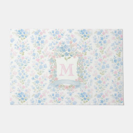 Tapete Grandmillennial Floral Monogram Personalized