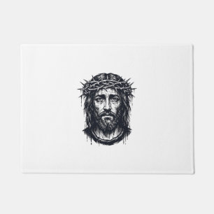 Tapete Gravação Antiga Coroa de Espinhos Retrato Sagrado