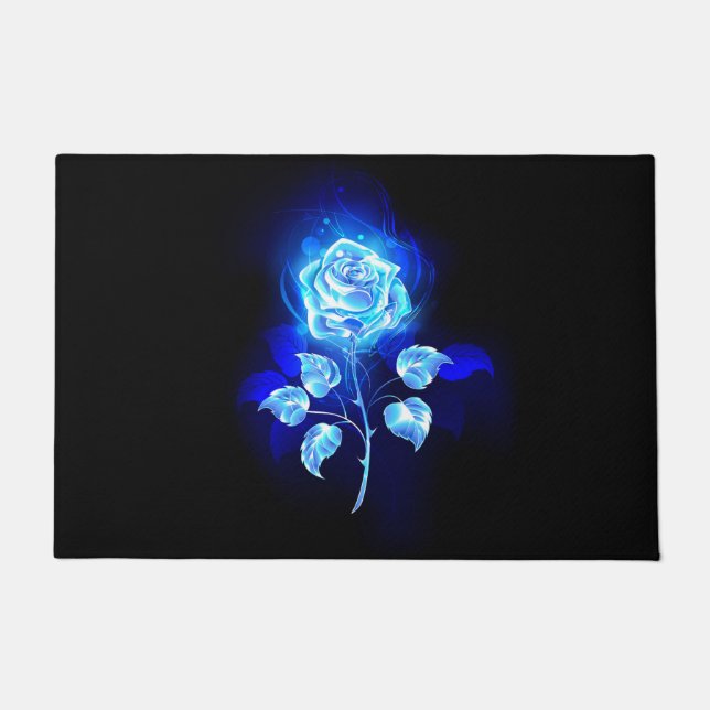 Tapete Gravação de Rosa Azul (Frente)