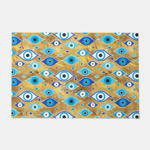 Tapete Grego Mati Mataki - Padrão de Olhos de Matiasma M