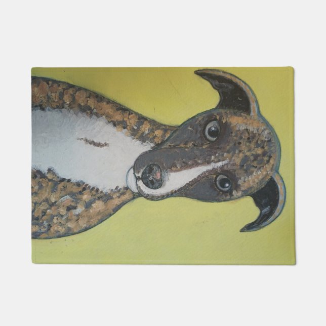 Tapete Greyhound Dog Door Mat (Frente)
