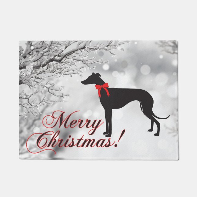 Tapete Greyhound Feliz Natal (Frente)
