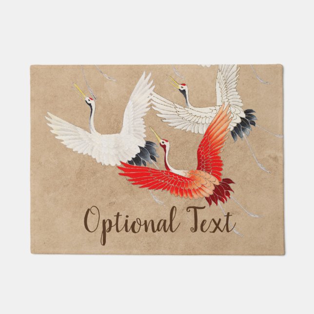 Tapete Gruas voadoras japonesas (Frente)