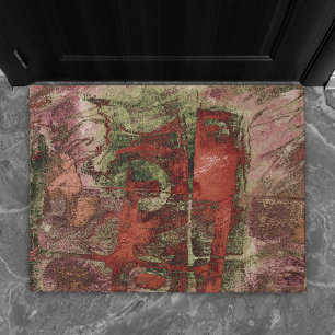 Tapete Grunge De Grafite Pintado Ferrugem Vermelha de out