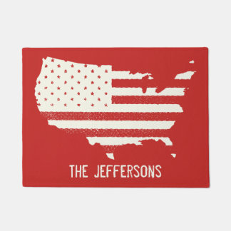 Tapete Grunge Patriotic American Flag