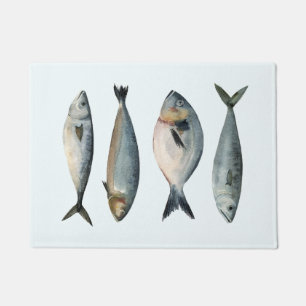 Tapete Grupo de Quatro Peixes