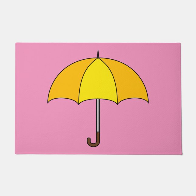 Tapete Guarda-chuva Amarelo (Frente)