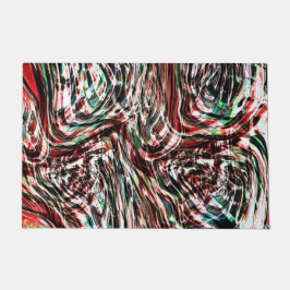 Tapete Guerra de fitas vermelhas contra ciano