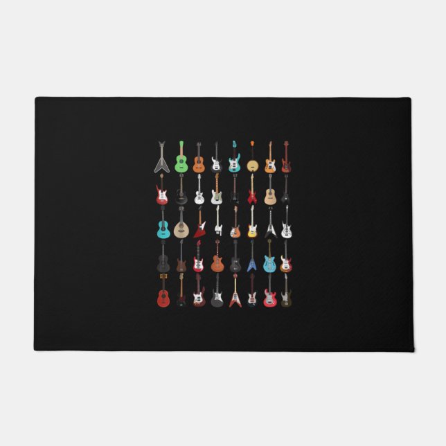 Tapete Guitarrista Guitarrista Instrumento Musical Rock a (Frente)