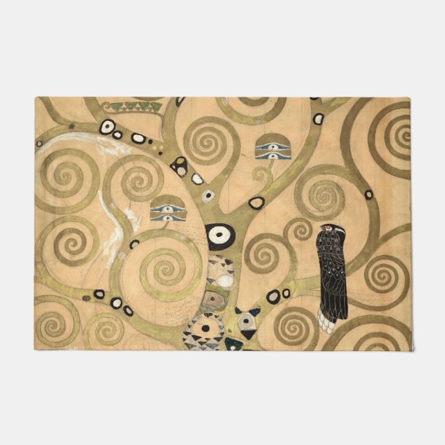 Tapete Gustav Klimt - A árvore da vida, Stoclet Frieze (Frente)
