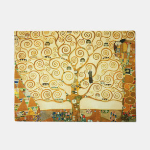 Tapete Gustav Klimt A Árvore Da Vida Vintage Art Nouveau