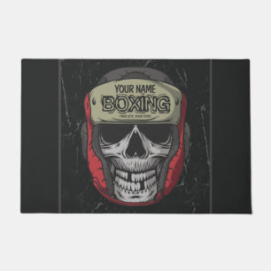 Tapete Gym de Boxer Personalizado do Skeleton Boxer