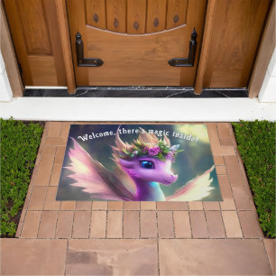 Tapete Há Dentro mágico - Dragão de Fada Roxo