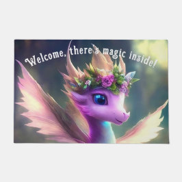 Tapete Há Dentro mágico - Dragão de Fada Roxo