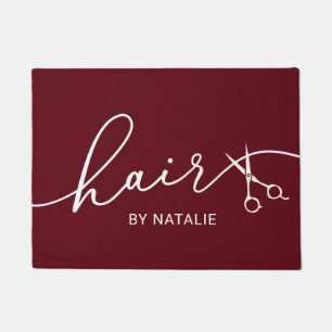 Tapete Hair Stylist Script Beauon Salon Red