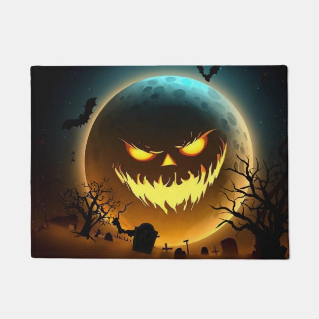 Tapete Halloween/abóbora/lua/queda (Frente)