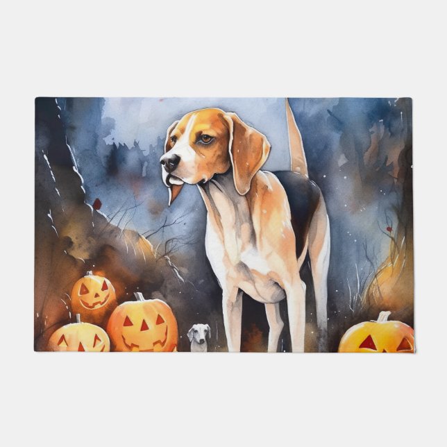 Tapete Halloween American English Foxhound Com Pumpkins (Frente)