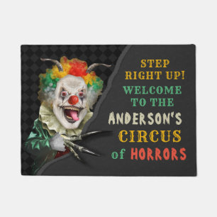 Tapete Halloween Circus Palha Carnaval de Carnaval Assust