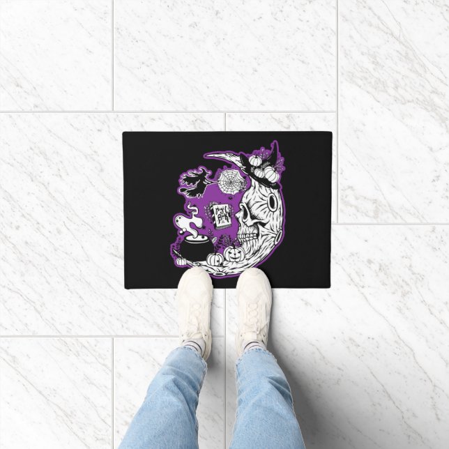 Tapete Halloween Crescent Moon Witold Skull (Interior)