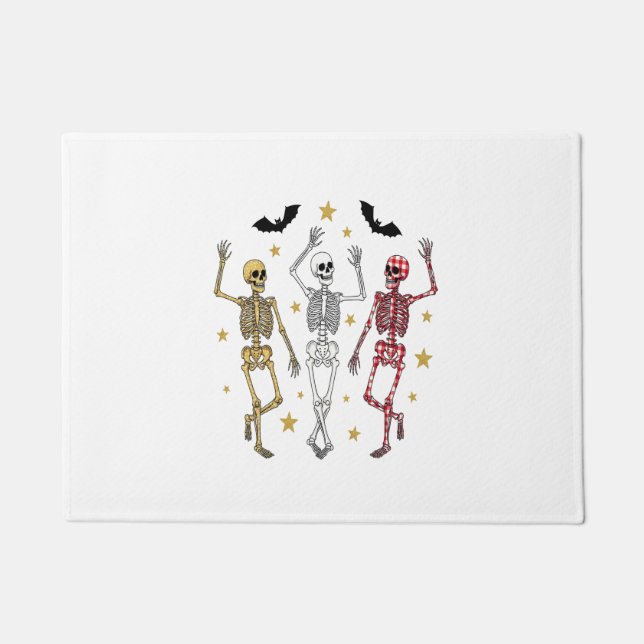 Tapete Halloween de Skeleton Dançante (Frente)