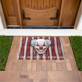 Tapete Halloween do Carnaval de Palhaço Assustador