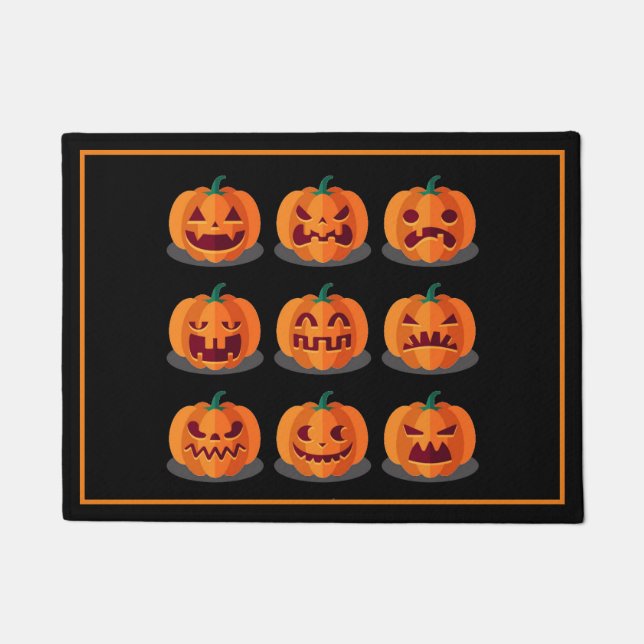 Tapete Halloween Door Mat-Pumpkins (Frente)