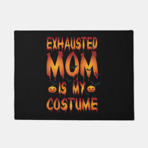 Tapete Halloween Exausto Mamãe É Minha Figurinha