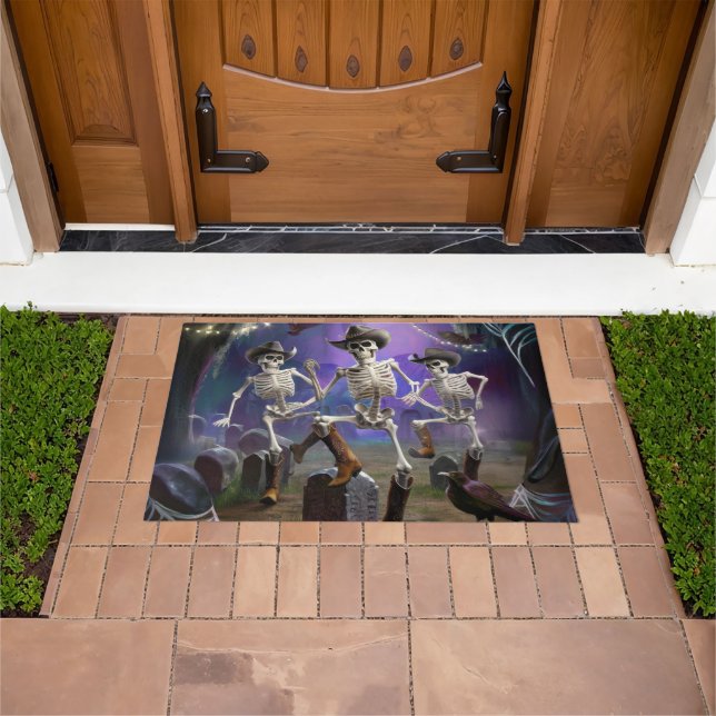 Tapete Halloween Hoedown, Line Dancing Skeletons (Ar livre)