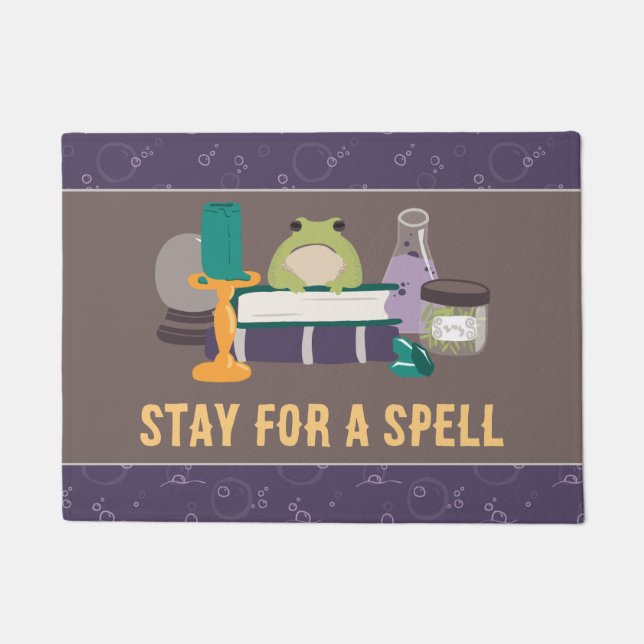 Tapete Halloween - Ingredientes da Espelha das Bruxas (Frente)