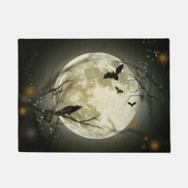 Tapete Halloween Moon Spooky Crows