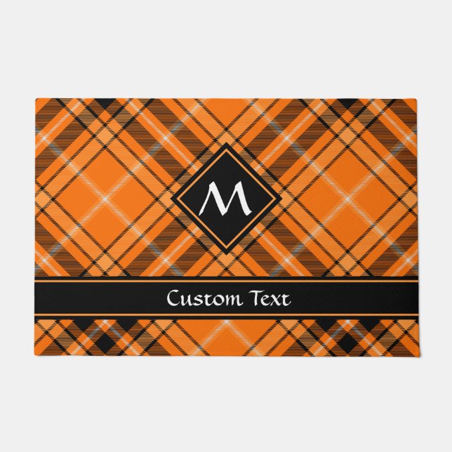 Tapete Halloween Orange Tartan (Frente)