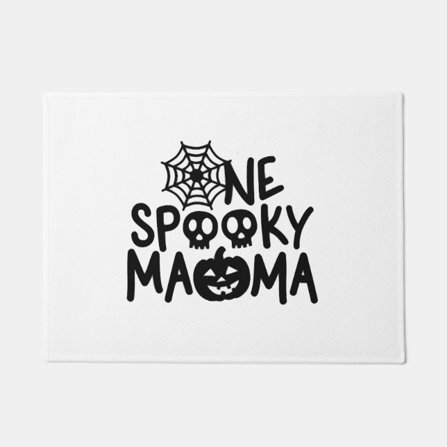 Tapete Halloween Para Mulheres No Dia Das Bruxas Uma Mamã (Frente)