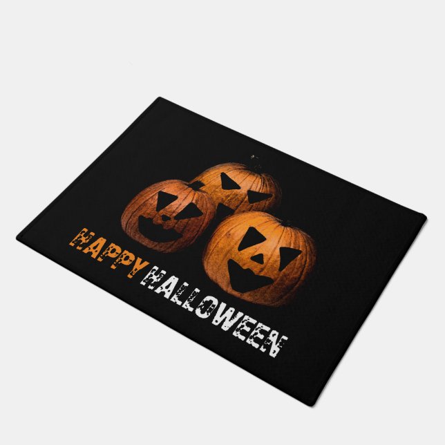Tapete Halloween Pumpkin Doormat (Inclinado)
