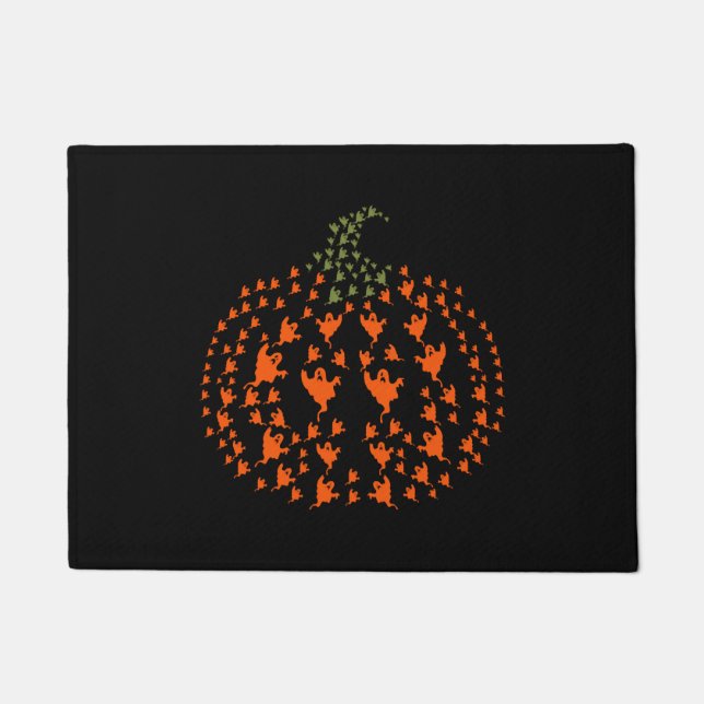 Tapete Halloween Pumpkin Halloween Ghost Pumpkin (Frente)
