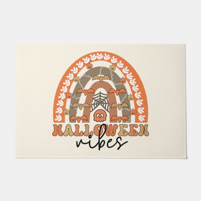 Tapete Halloween Vibes Boho Rainbow Fall Halloween (Frente)