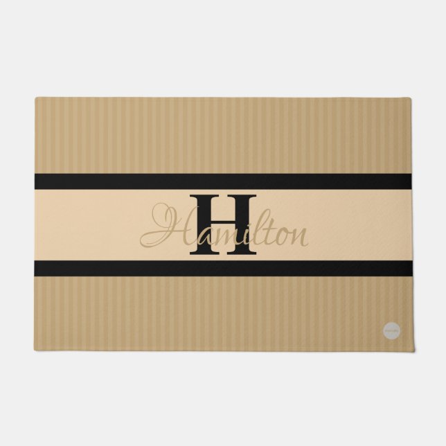 Tapete HAMbWG - Porta personalizada em qualquer nome (Frente)