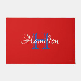 Tapete HAMbWG - Porta personalizada em qualquer nome