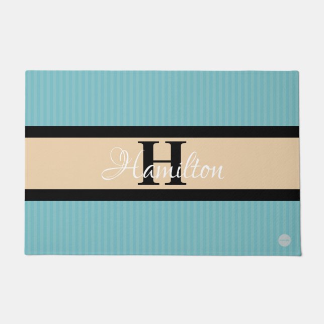 Tapete HAMbWG - Porta personalizada em qualquer nome (Frente)