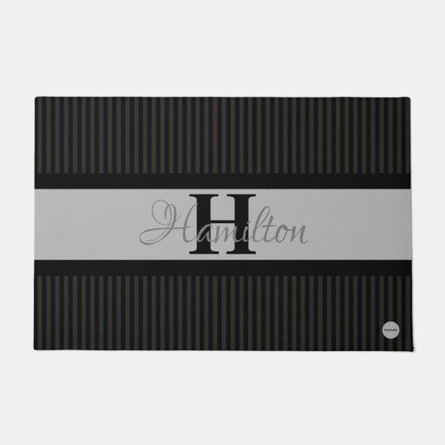 Tapete HAMbWG - Porta personalizada em qualquer nome (Frente)