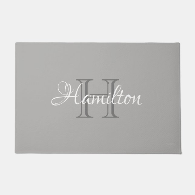 Tapete HAMbWG - Porta personalizada em qualquer nome (Frente)