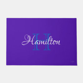 Tapete HAMbWG - Porta personalizada em qualquer nome