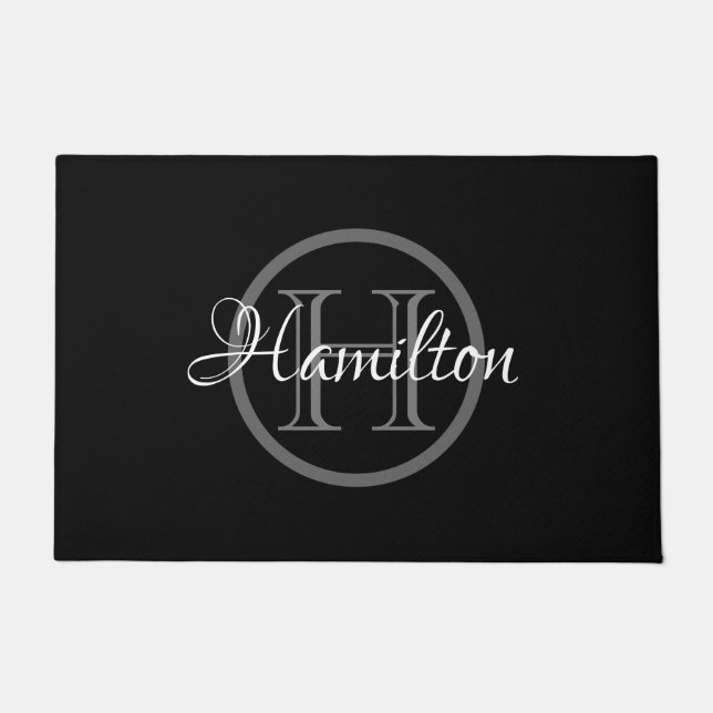 Tapete HAMbWG - Porta personalizada em qualquer nome (Frente)