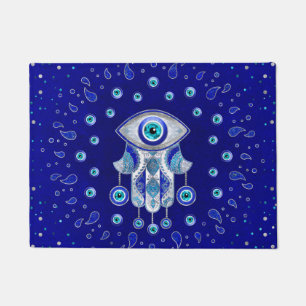 Tapete Hamsa - Amulet Mau de Olhos