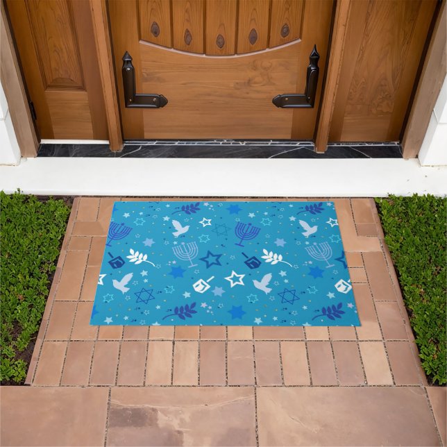 Tapete Hanukkah Stars Doormat (Ar livre)