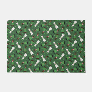 Tapete Happy Dia de São Patrício Dobermann Dogs